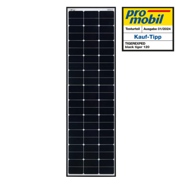 TIGEREXPED Solarpanel 120Wp "black tiger 120", 1440x420mm